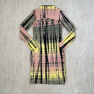Fashion Nova Boho Long Sleeve Cutout Midi Dress L